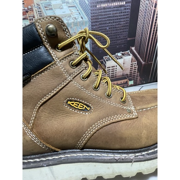 Keen Utility Boots Men 10.5 M Brown  No Steel Toe - Picture 11 of 13